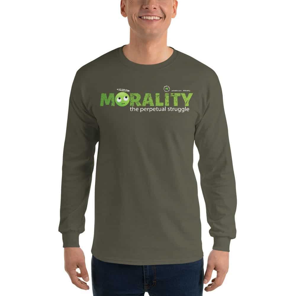 Morality the perpetual struggle Unisex Long Sleeve T-Shirt