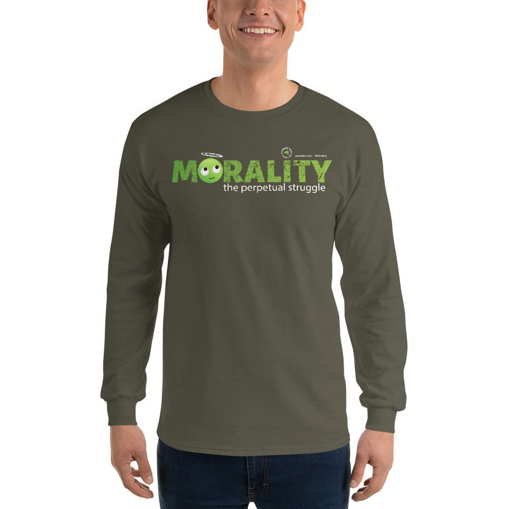 Morality the perpetual struggle Unisex Long Sleeve T-Shirt