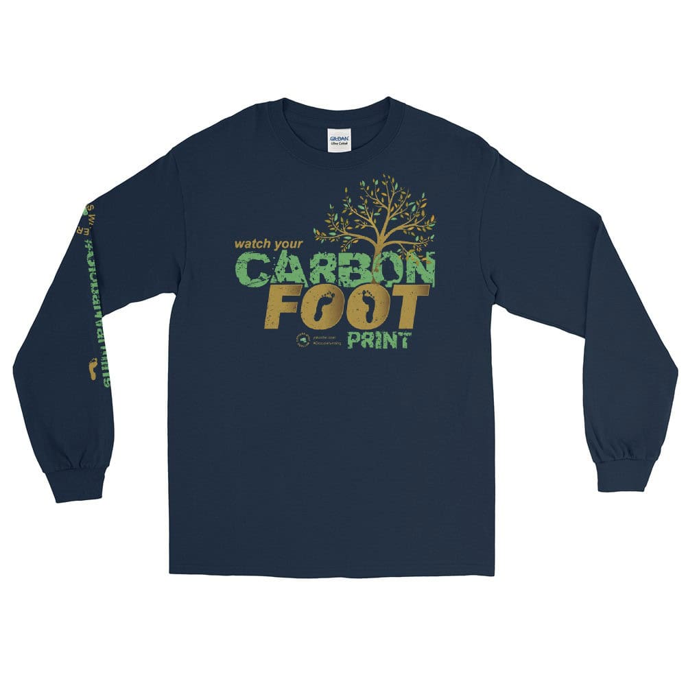 Watch Your Carbon Footprint Unisex Long Sleeve T-Shirt