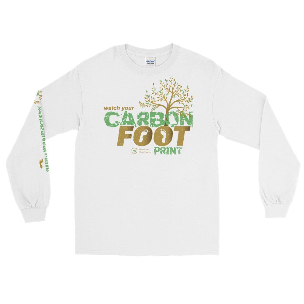 Watch Your Carbon Footprint Unisex Long Sleeve T-Shirt