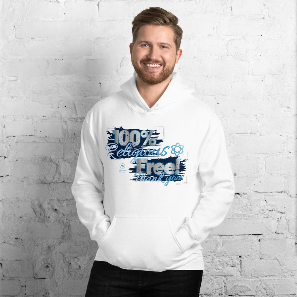 100% Religious Free Unisex Hoodie