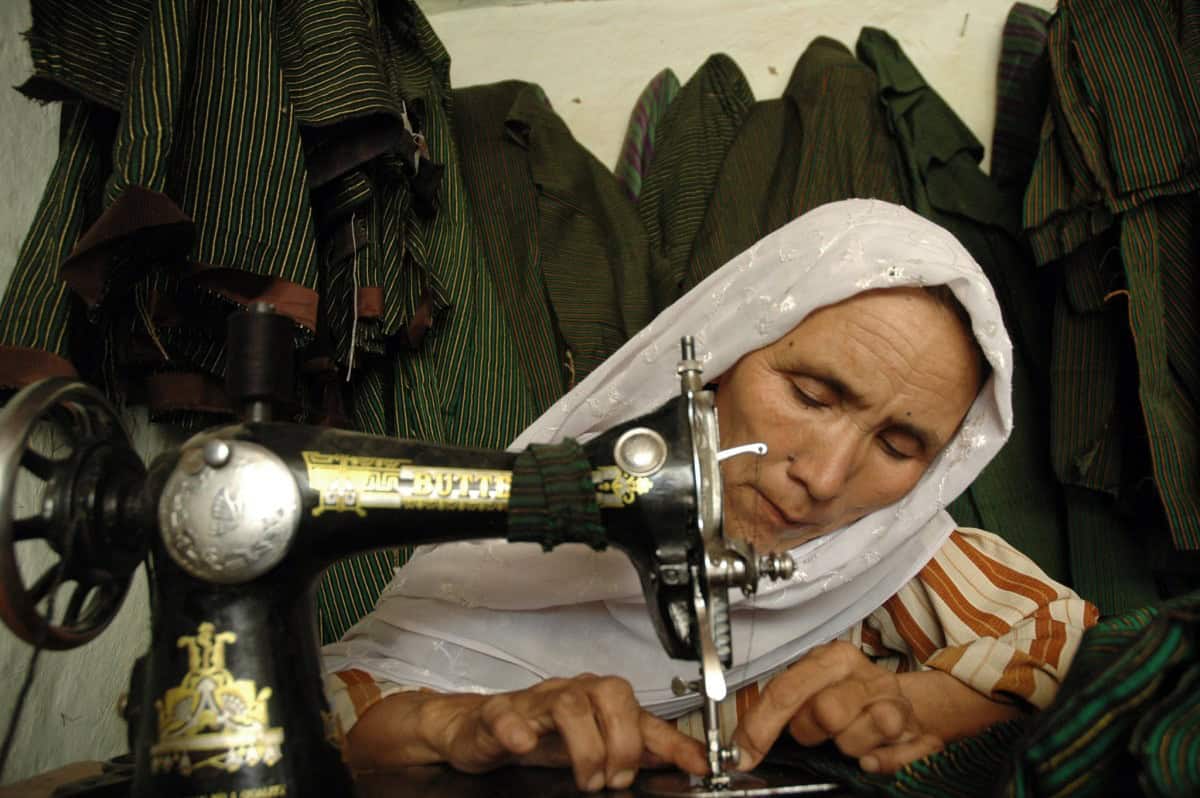 Afghanistan Women Sewing