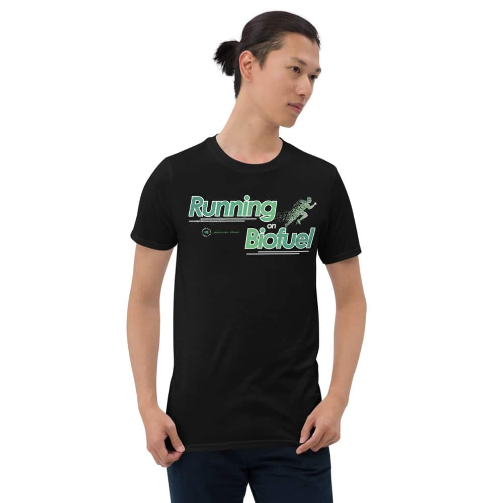 Running on Biofuel Unisex Short Sleeve T-Shirt
