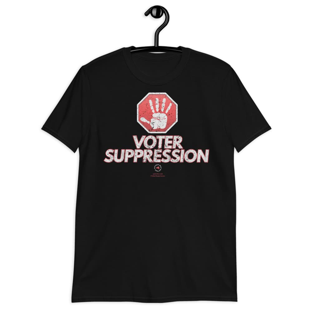 Stop Voter Suppression Unisex Short Sleeve T-Shirt
