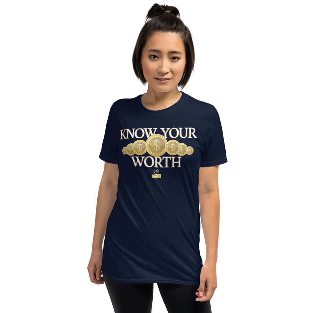 Know Your Worth Unisex Short Sleeve T-Shirt