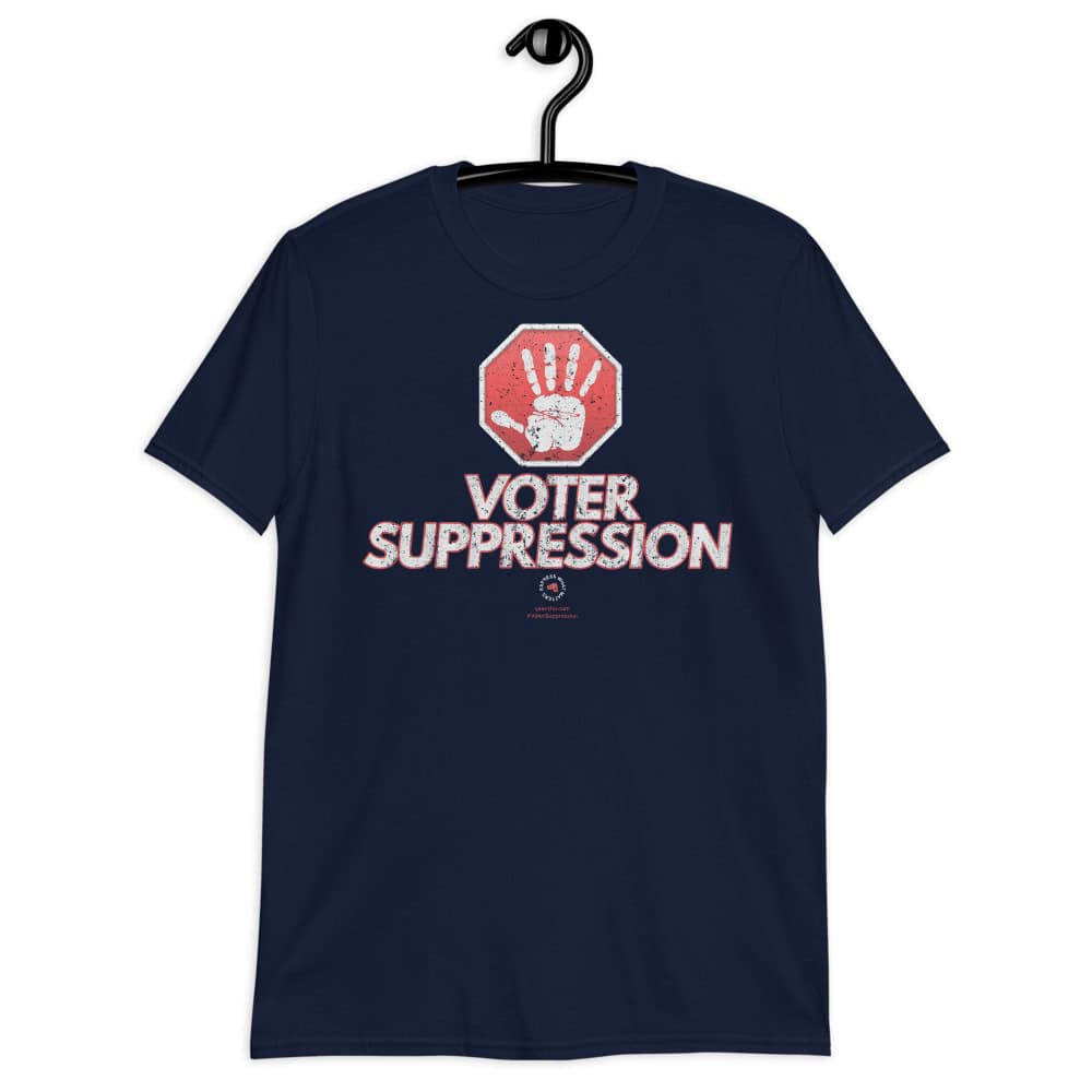 Stop Voter Suppression Unisex Short Sleeve T-Shirt