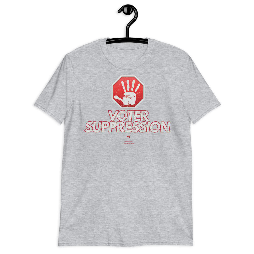 Stop Voter Suppression Unisex Short Sleeve T-Shirt