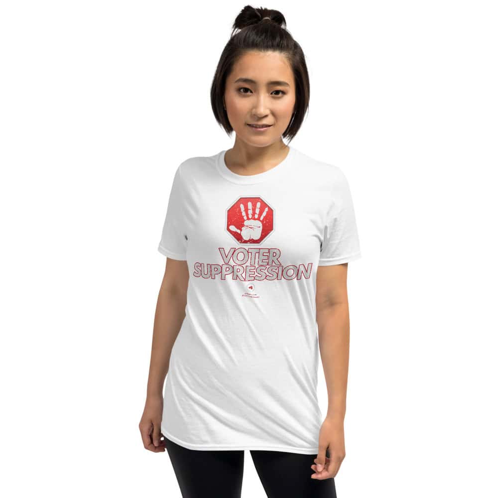 Stop Voter Suppression Unisex Short Sleeve T-Shirt