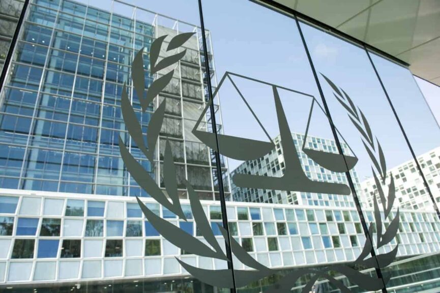 The international criminal court premises. Icc