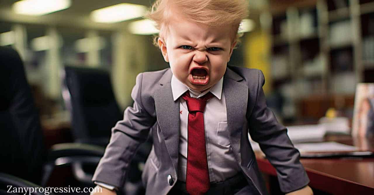 Joe biden’s debate performance was lacking, but baby donald trump was very angry