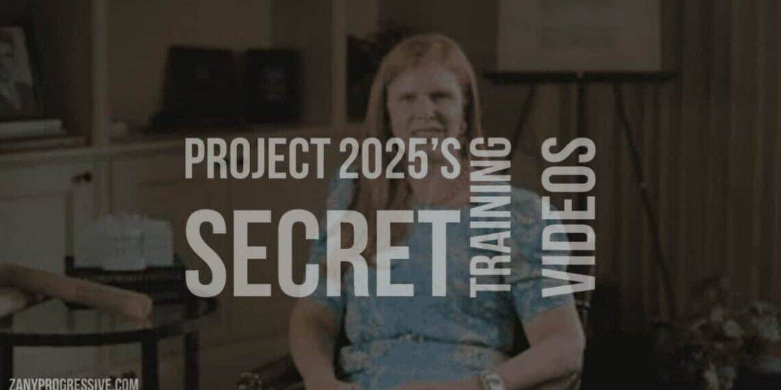 Screenshot from one of project 2025’s secret training videos