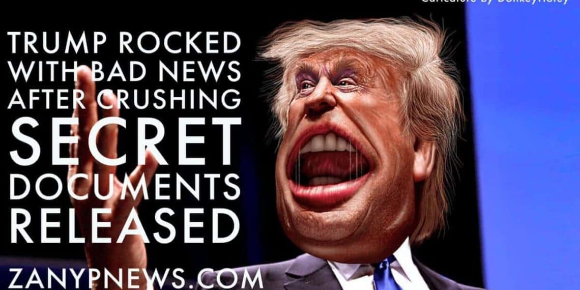 Caricature of donald trump