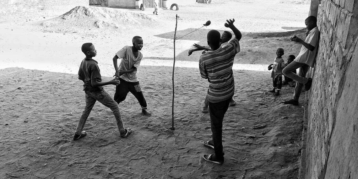 Children playing in sudan