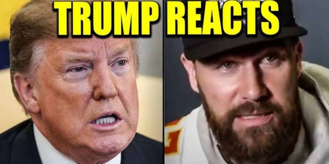 Donald trump and travis kelce