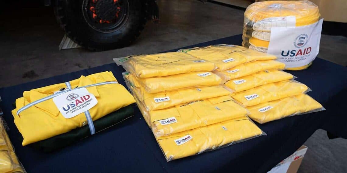 Usaid donations to firefighters in argentina