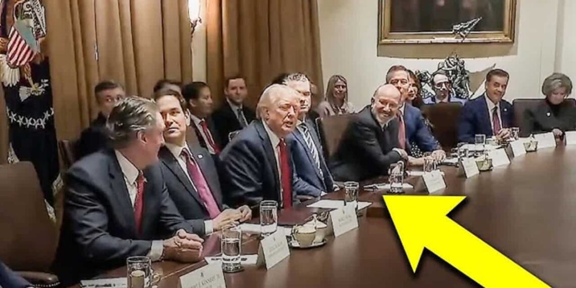 First cabinet meeting of the trump administration.
