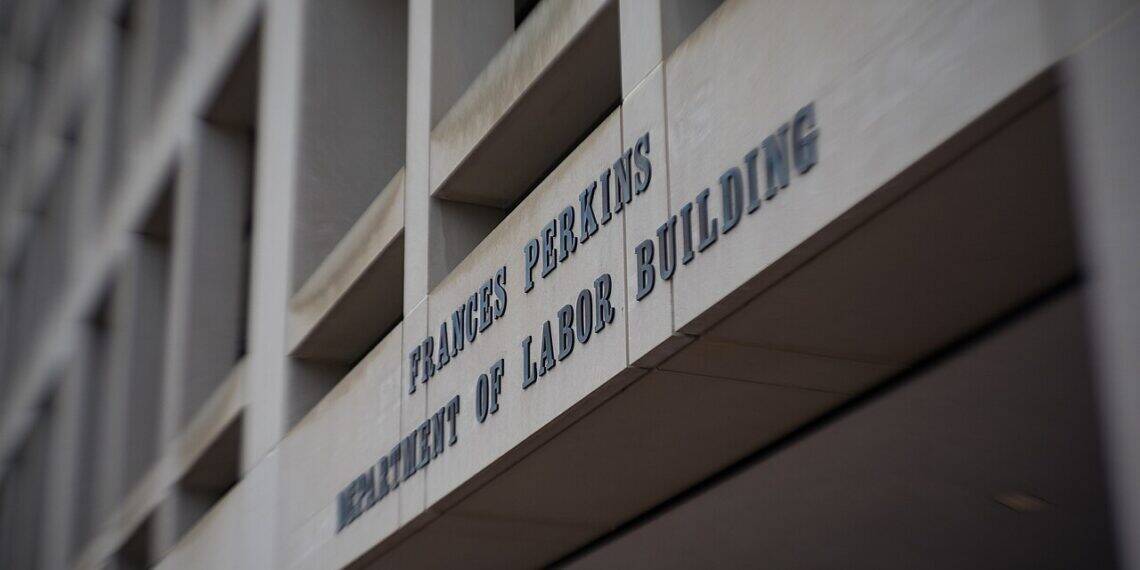 Labor department building in d. C.