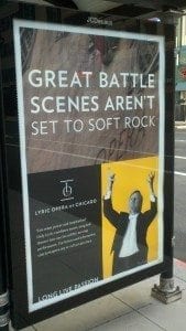 Epic Music makes things happen photo of classical music advertisement for epic music and great battle scenes