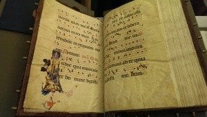 13th c. Italian choral mass, illuminated. Amazing.