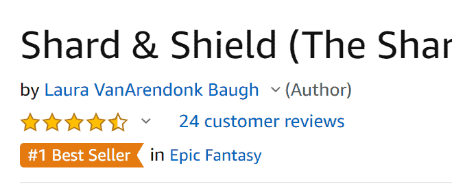 Shard & Shield, #1 Bestseller Epic Fantasy