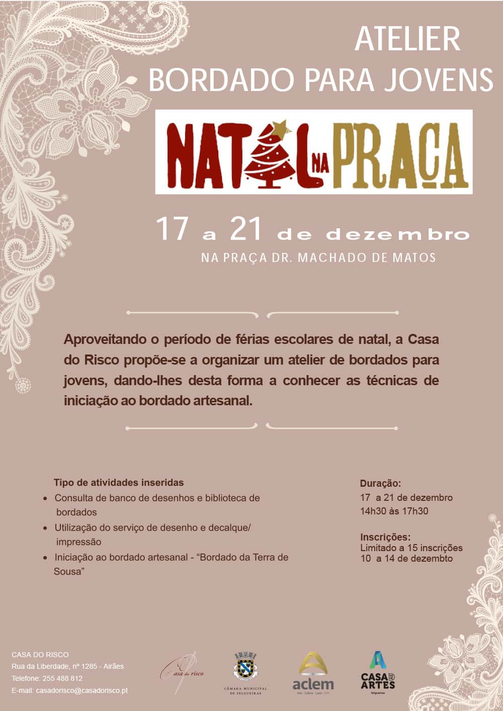 bordado xadrez – Ateliê na TV