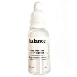 balance full spectrum cbd tincture bottle