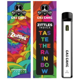 gas gang zkittles vape pen and packaging