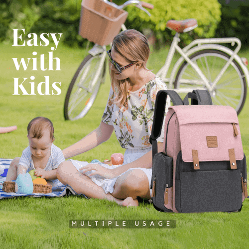 large capacity diaper bag backpack