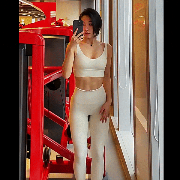 Tight Top Crop Gym Sports Bra Fitness