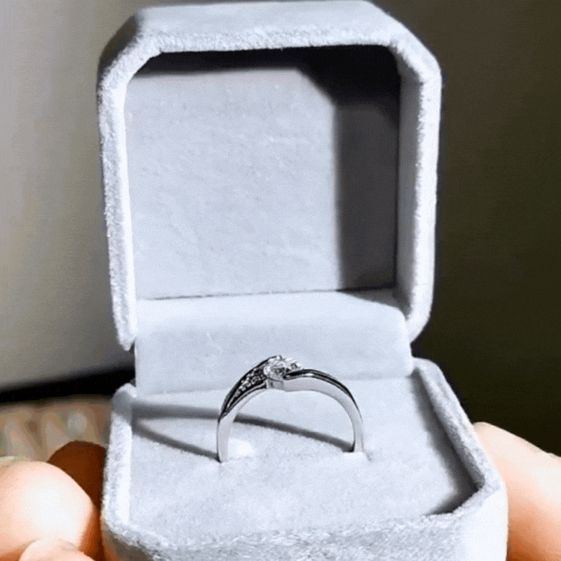 crystal rings wedding