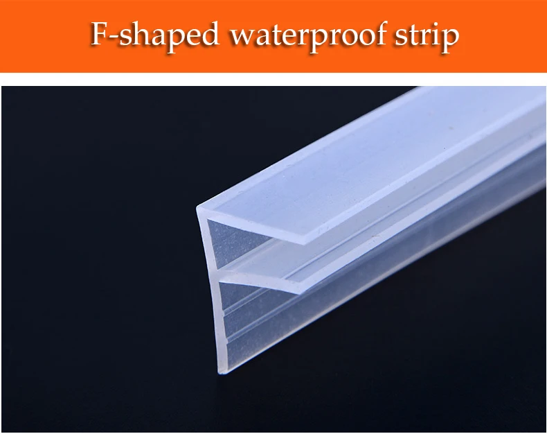 5M Silicone Rubber Window Sealing 6/8/10/12mm F U h Corner Shape Door Weather Strip Draft Stopper For Shower Room Acoustic Panel