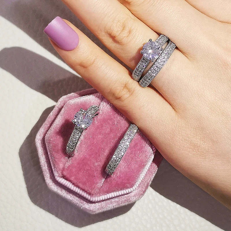 Silver Cubic Zirconia Ring