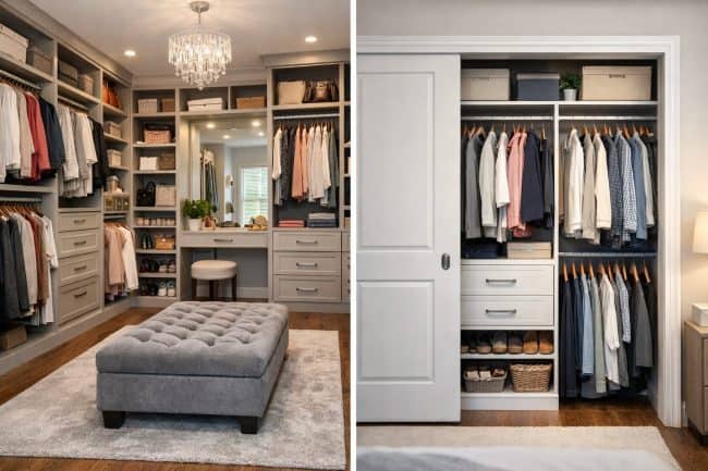 walk-in vs reach-in closets in sarasota lakewood ranch