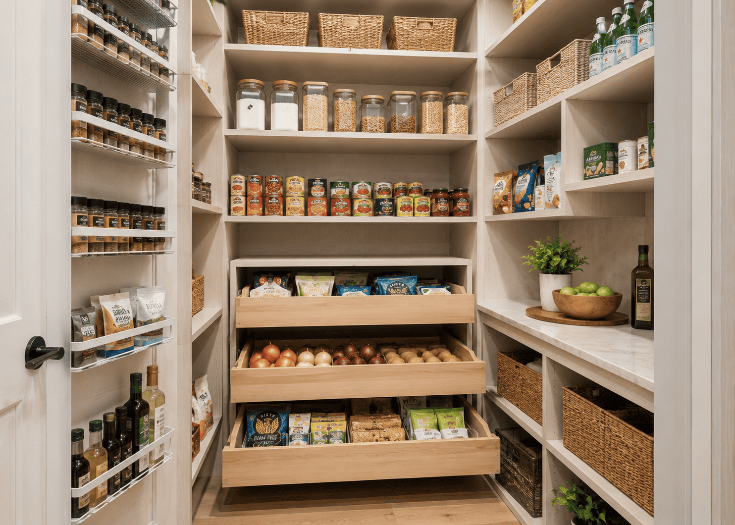 Pantry Organization Ideas: Custom Solutions Beyond the Reach-In Cabinet
