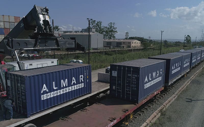 rail revitalisation project: storage containers for rent
