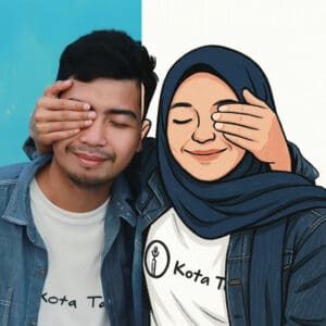 Personalized Hand Drawn Digital Portrait illustration