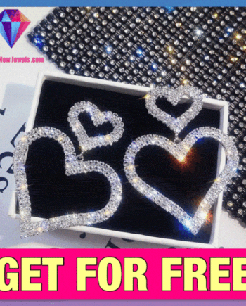 Love Forever Double Heart Earrings