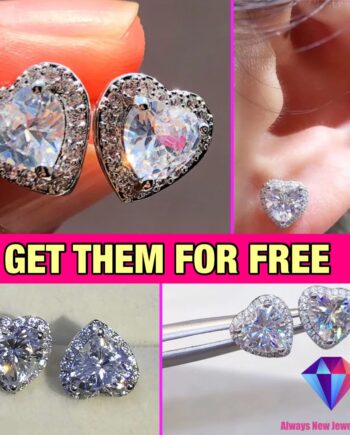 Elegant Heart Shaped Earrings