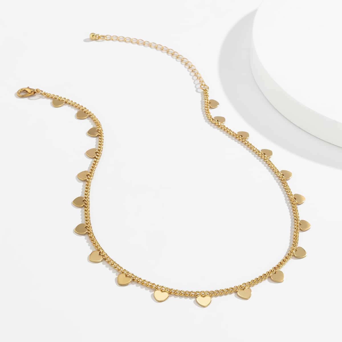 Silver or Gold Sweetheart Choker