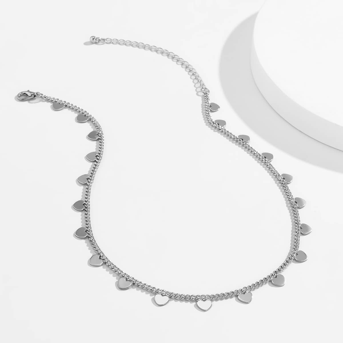 Silver or Gold Sweetheart Choker