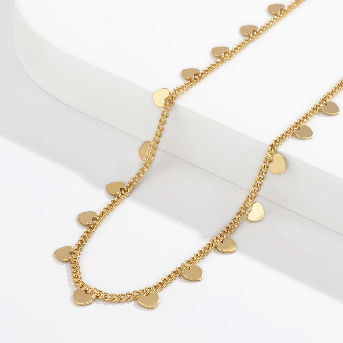 Silver or Gold Sweetheart Choker