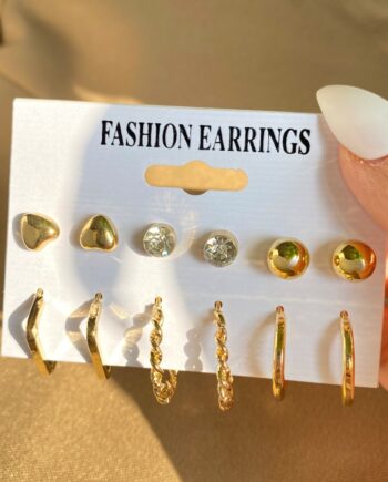 Stud Earrings Party Set