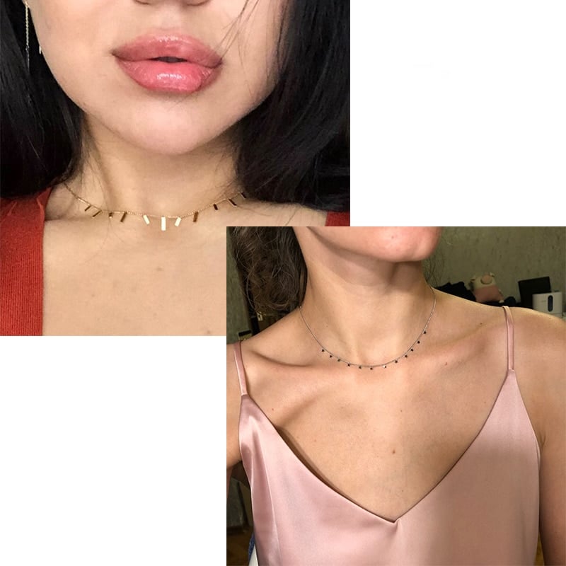 Cute Gold or Silver Choker | 37 Styles
