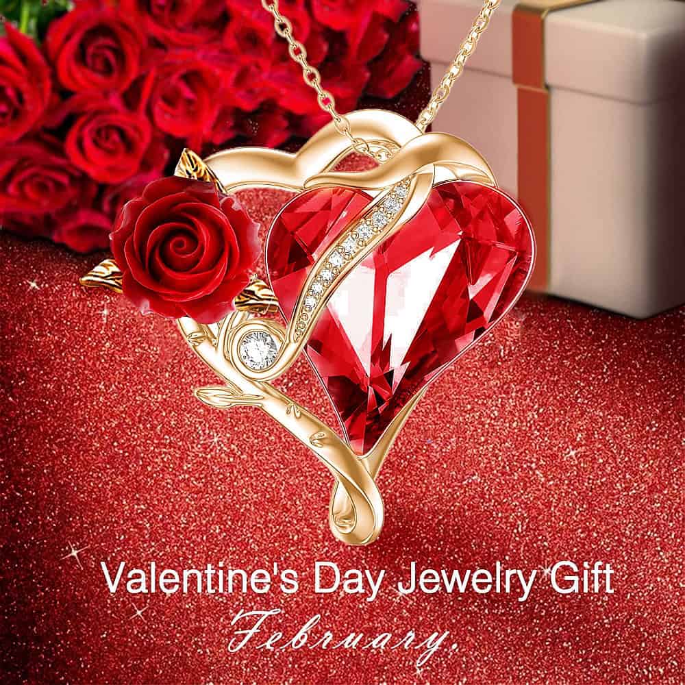 Gold or Silver Sweet Rose Necklace