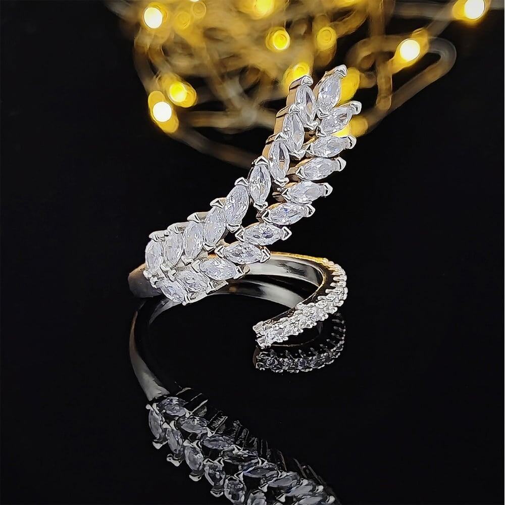 Amazon No Tiene estos Anillos por el momento. Beautiful Darling Rings Ad Color Open Adjustable Ring for Women Gold And Silver Color Wedding Party Gift