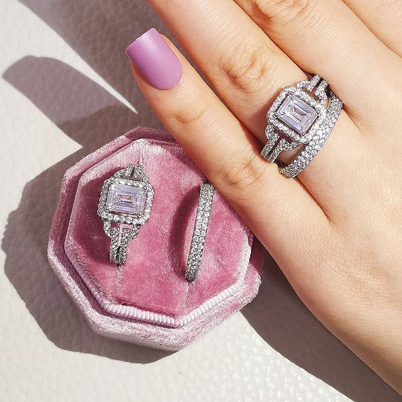 Silver Cubic Zirconia Ring