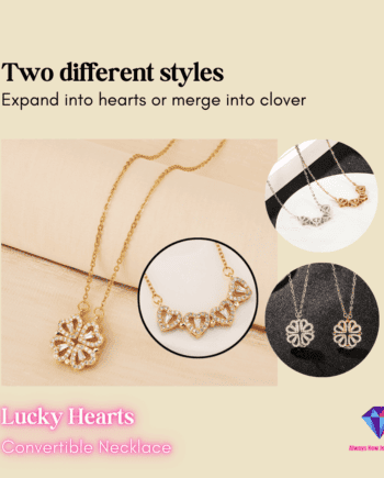Lucky Hearts Convertible Necklace
