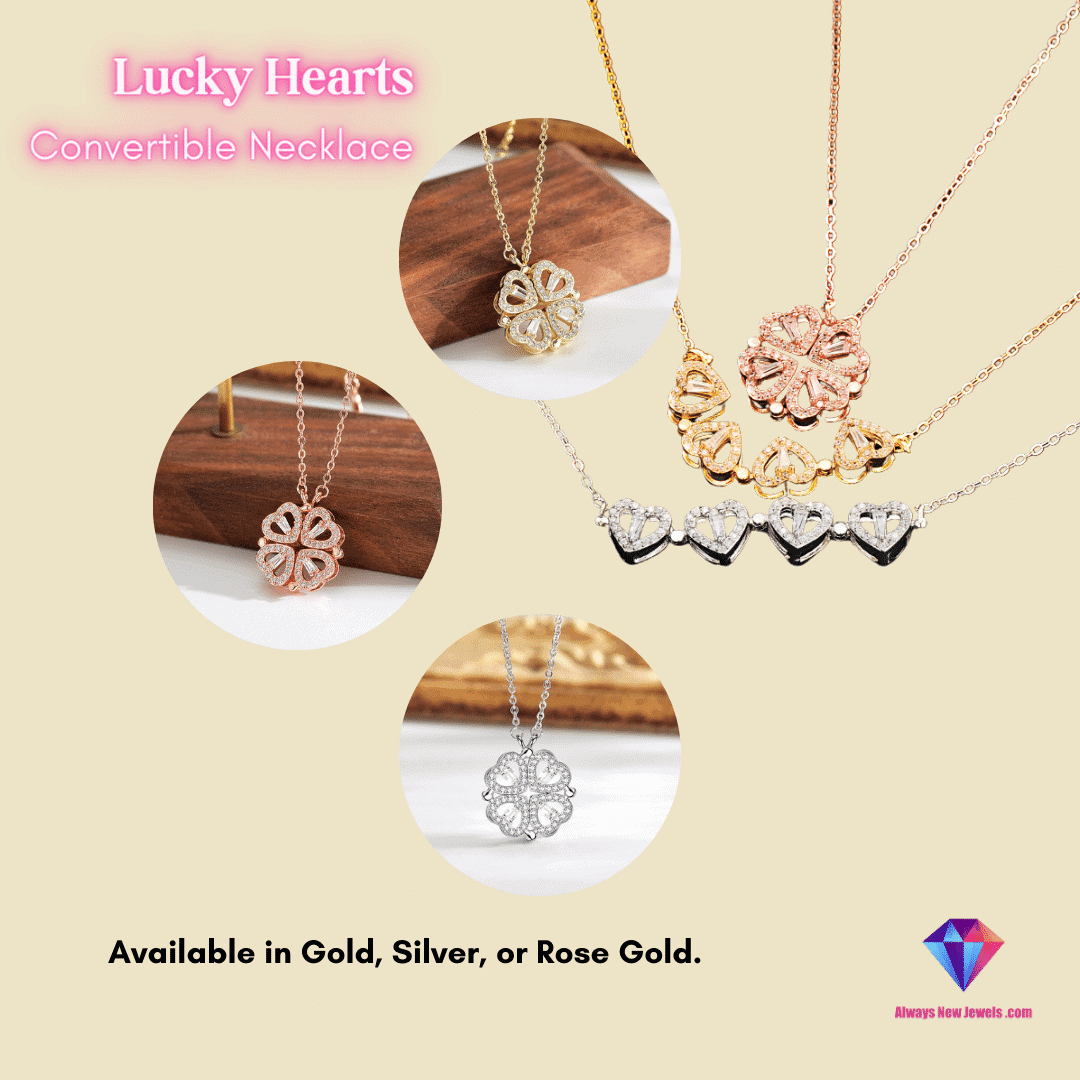 Lucky Hearts Convertible Necklace