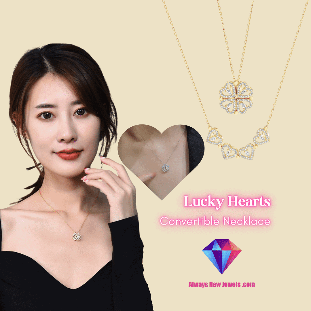 Lucky Hearts Convertible Necklace