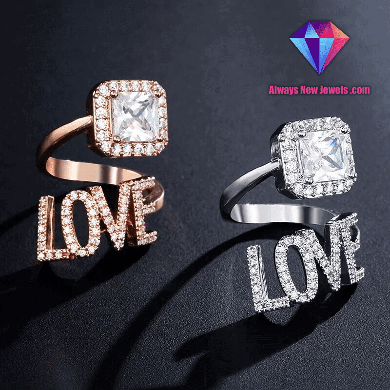 Angelic Crystal Dreams Open Ring Collection (30)